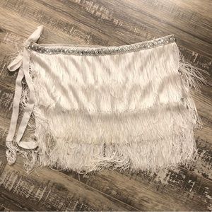 Fringe wrap festival dance skirt